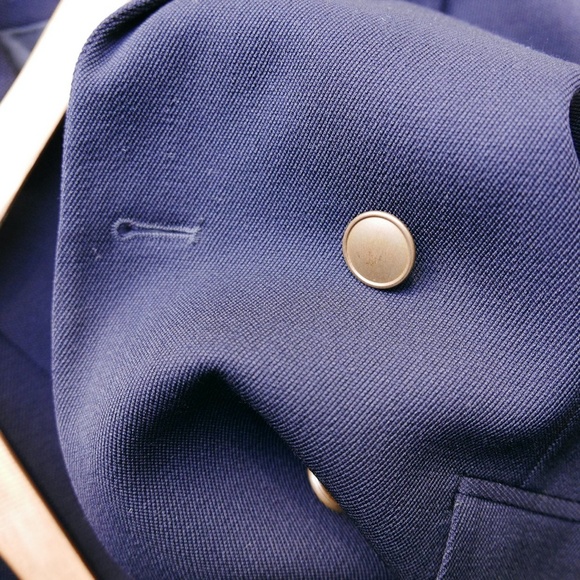 Theory Navy Wool Blazer - Picture 6 of 11